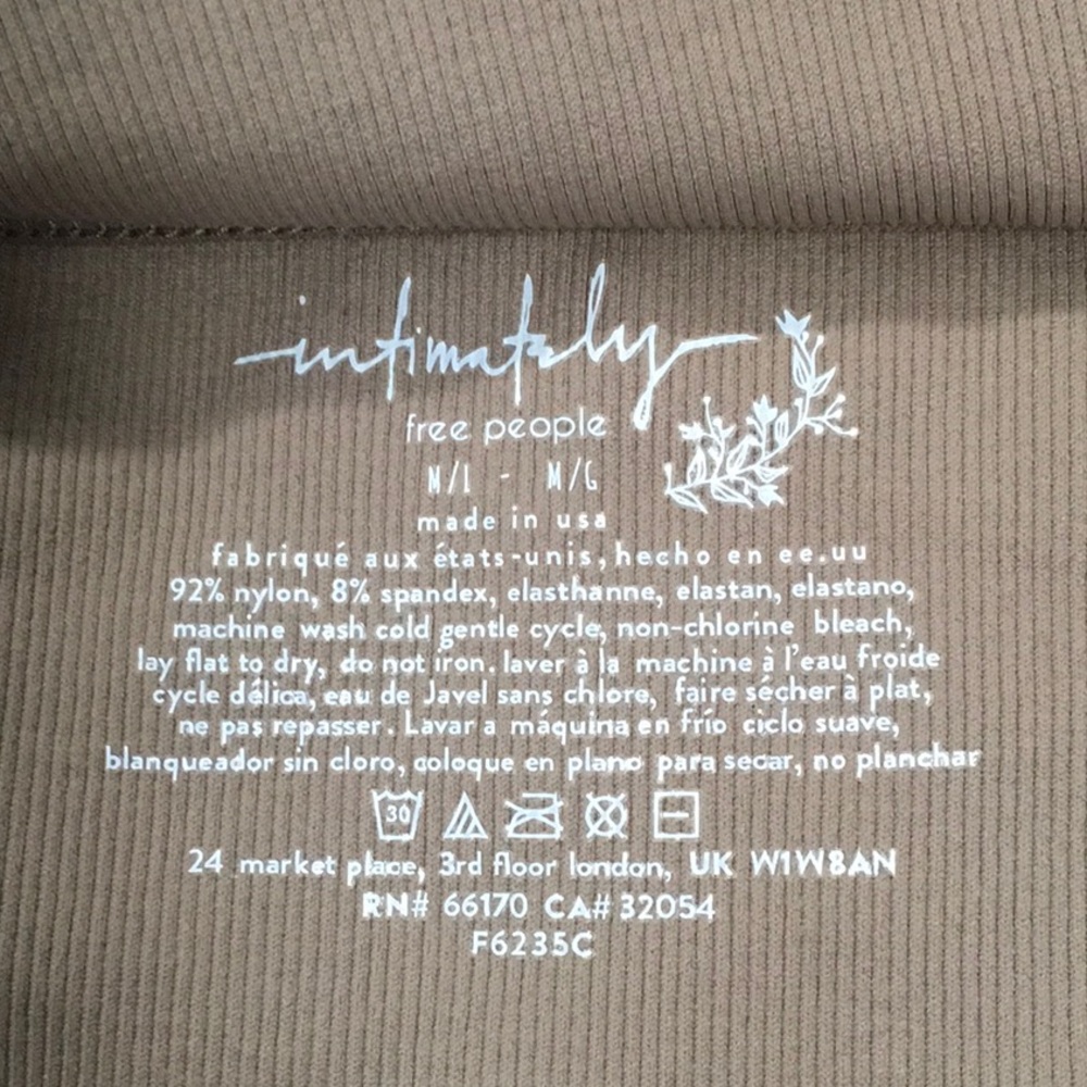 Free People Intimately Ali Low Back Crop Bra - Picture 4 of 4